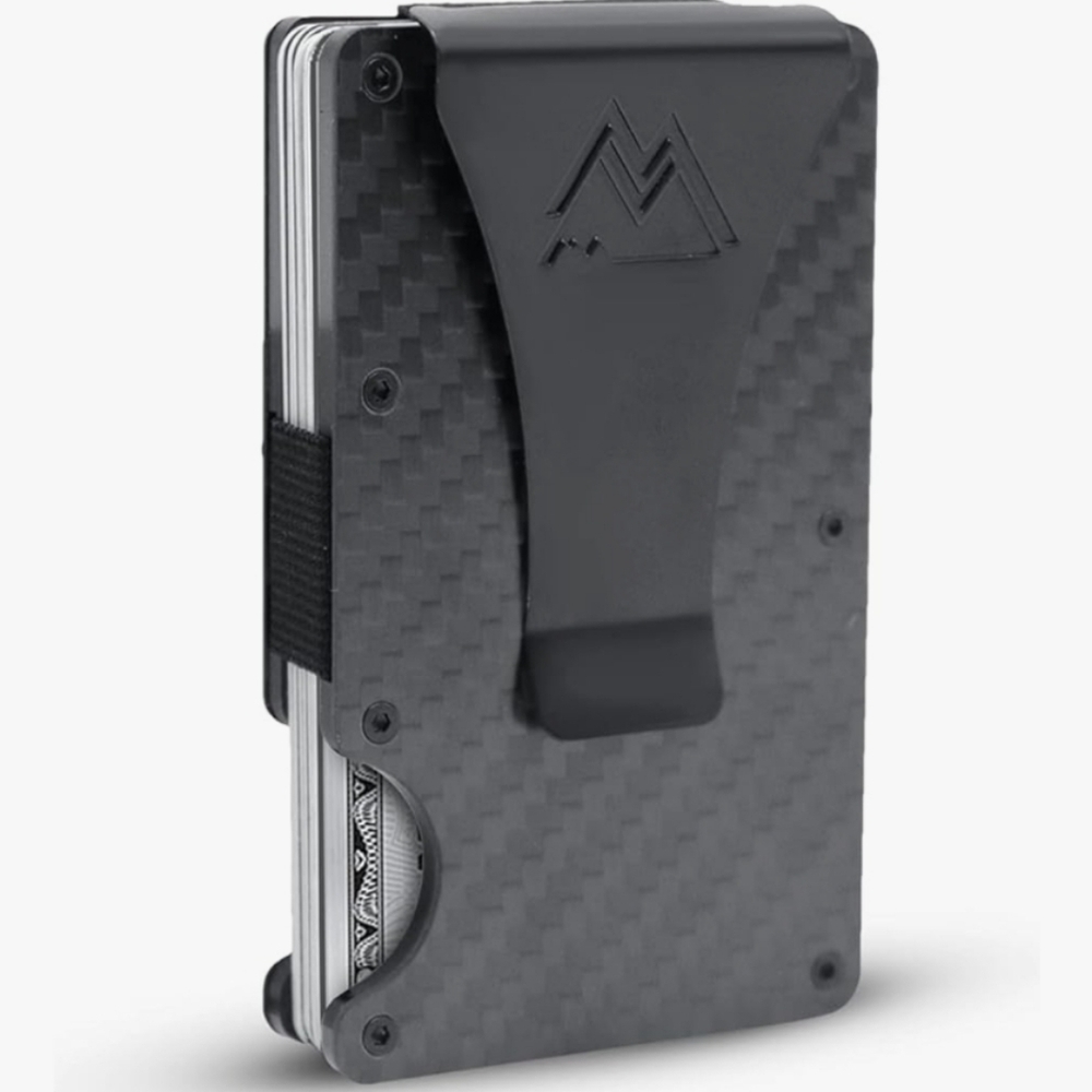 Nib! Mountain Voyage RFID Metal Wallet with Money Clip